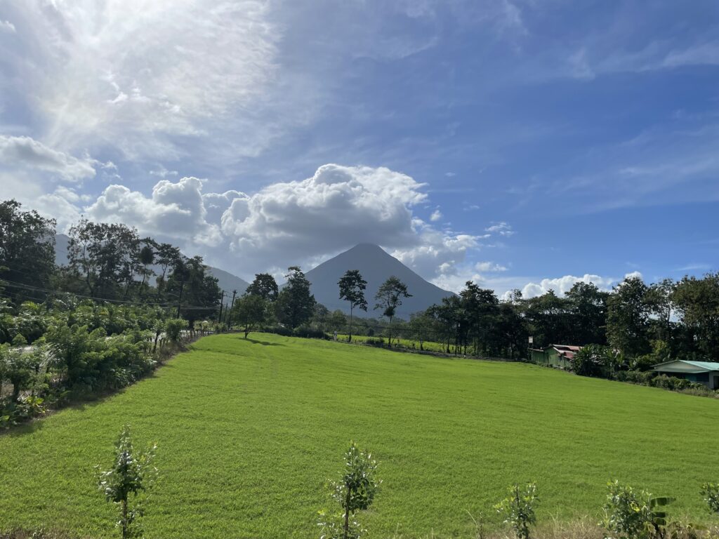 Blick auf den Vulkan Arenal